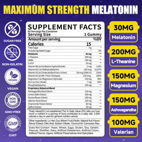 Fajeckma Gélules de Mélatonine 30mg avec fruits et herbes