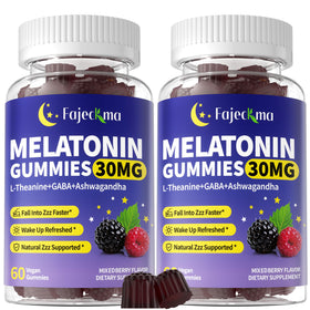 Fajeckma Gélules de Mélatonine 30mg vue avant avec emballage