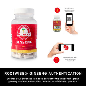 Famille Baumann sur leur ferme de ginseng