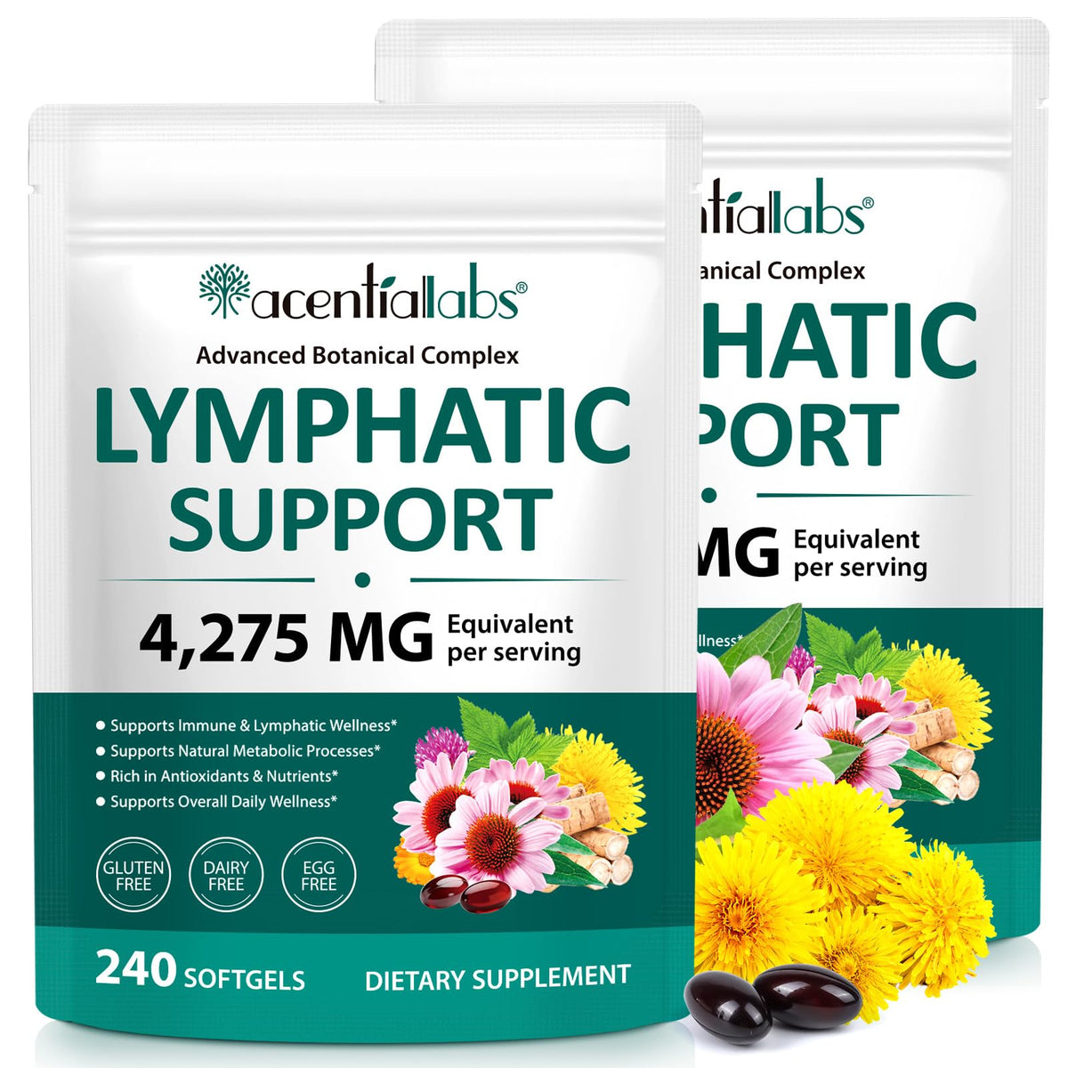FANSHI gélules de drainage lymphatique 240 gélules vue avant