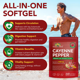 FANSHI poivre de cayenne gélules 240 avec étiquette bien-être