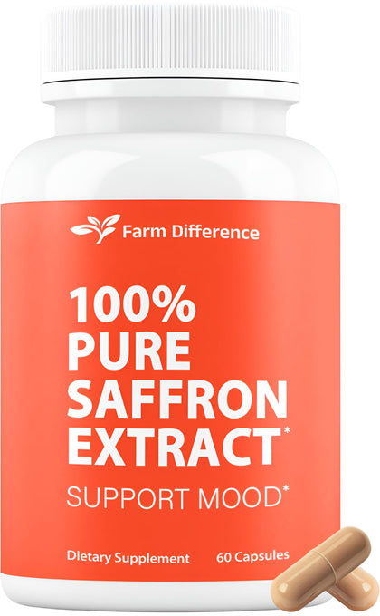 Farm Difference Compléments Alimentaires Safran 88,5 mg Capsules vue de face