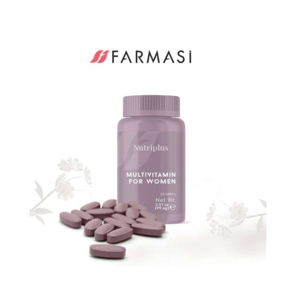 FARMASi Multivitamines et Minéraux pour Femmes - vue latérale des comprimés