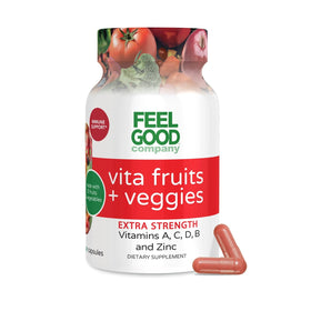 FEEL GOOD Capsules de Fruits et Légumes Bio 1000mg vue de face