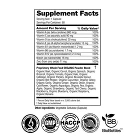 FEEL GOOD Vita Fruits et Légumes Capsules 60 comptant vue arrière