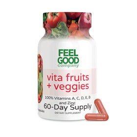 FEEL GOOD Vita Fruits et Légumes Capsules 60 comptant vue avant