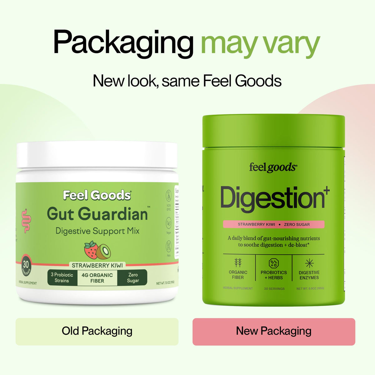 Feel Goods daily+ poudre de soutien daily, informations nutritionnelles