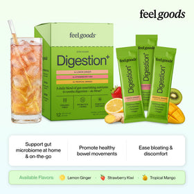 Feel Goods daily+ Poudre de Soutien daily, sachets individuels Kiwi Fraise