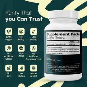 Feelaliv Nicotinamide Riboside 1000mg avec capsules végétales