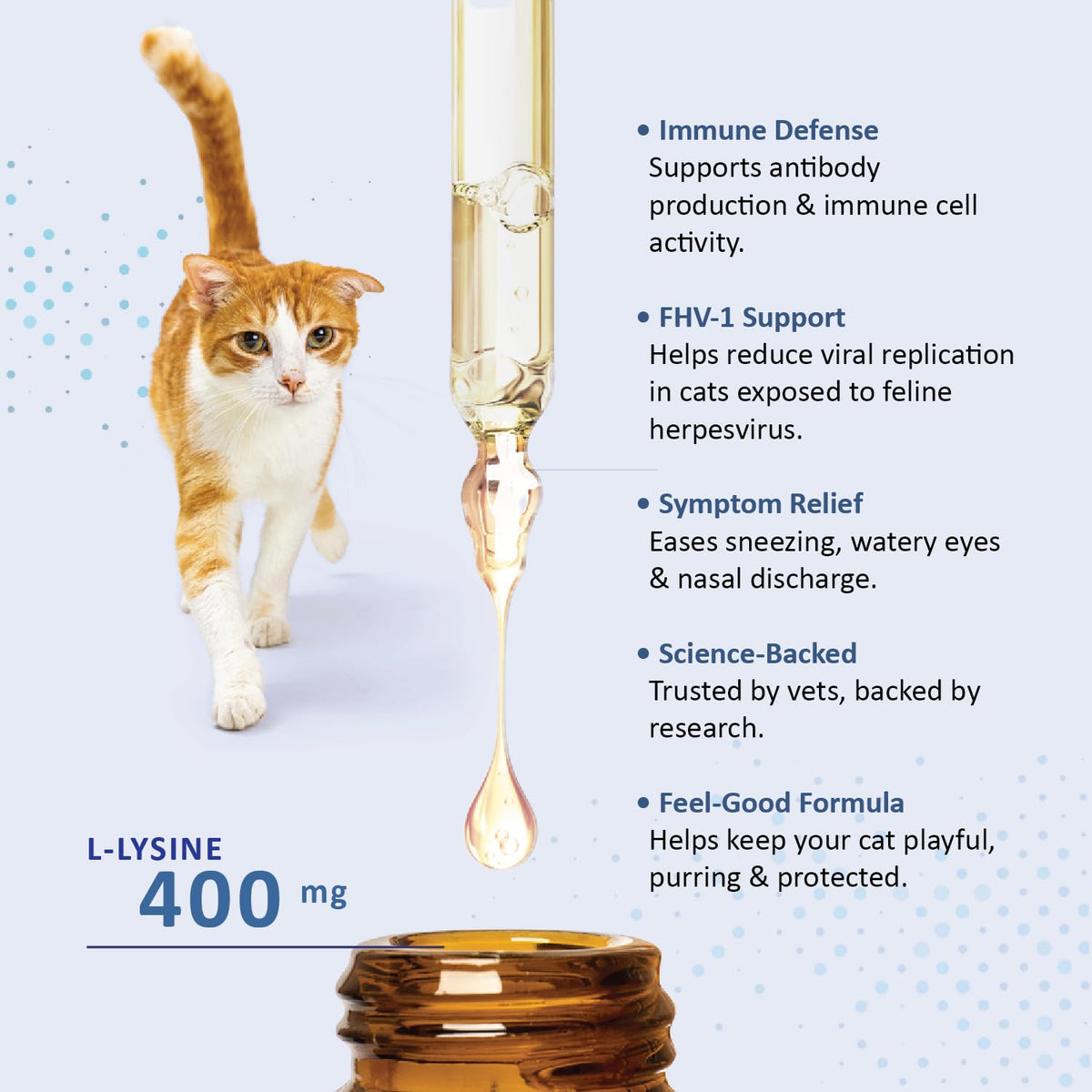 Felisyl Gel L-Lysine pour Chats - saveur saumon