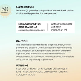 FEMGAIN Gummies NAD+ 1000MG, prise en main d'un gummy