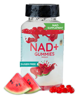 FEMGAIN Gummies NAD+ 1000MG sans sucre, saveur pastèque, vue avant