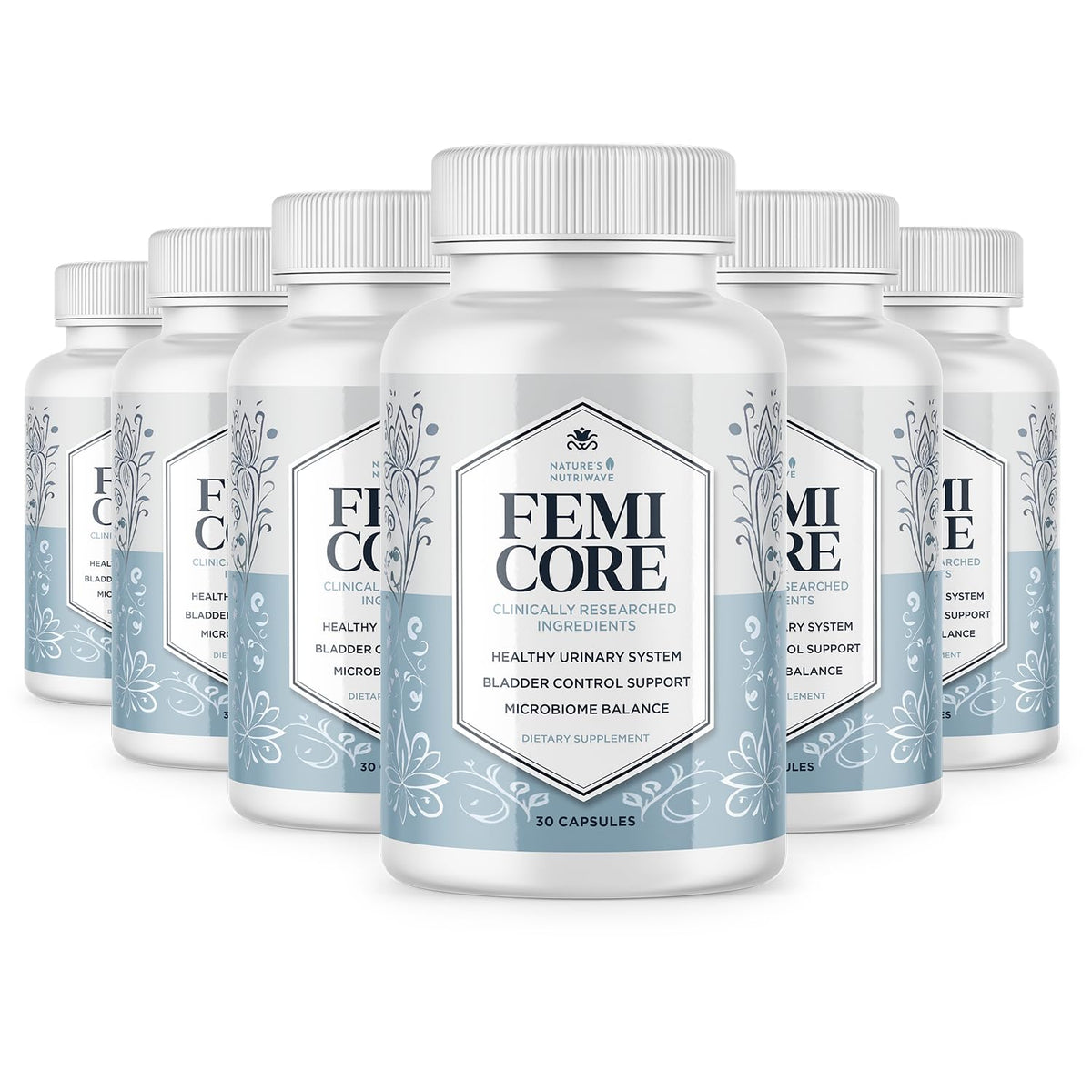 FemiCore capsules botaniques et probiotiques, vue avant