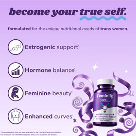 Feminify HRT+ Gummies en gros plan sur une gummy