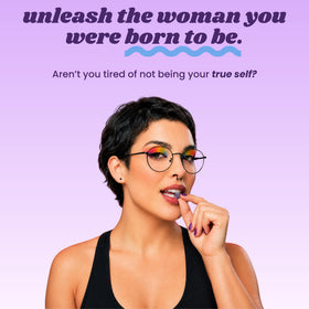 Feminify HRT+ Gummies vue de côté avec étiquette