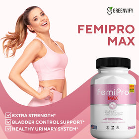 FemiPro MAX Complément Alimentaire Urinaire étiquette et informations