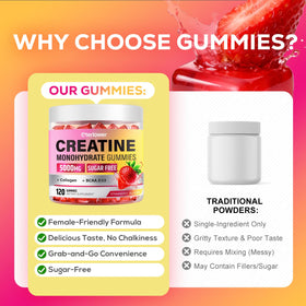Femme prenant des gummies de créatine eterlower après l'entraînement