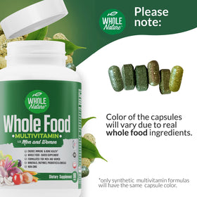 Femme prenant des multivitamines Whole Nature