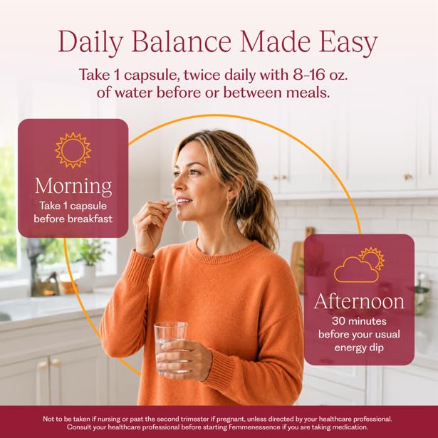 Femmenessence® MacaHarmony® capsules ouvertes avec contenu