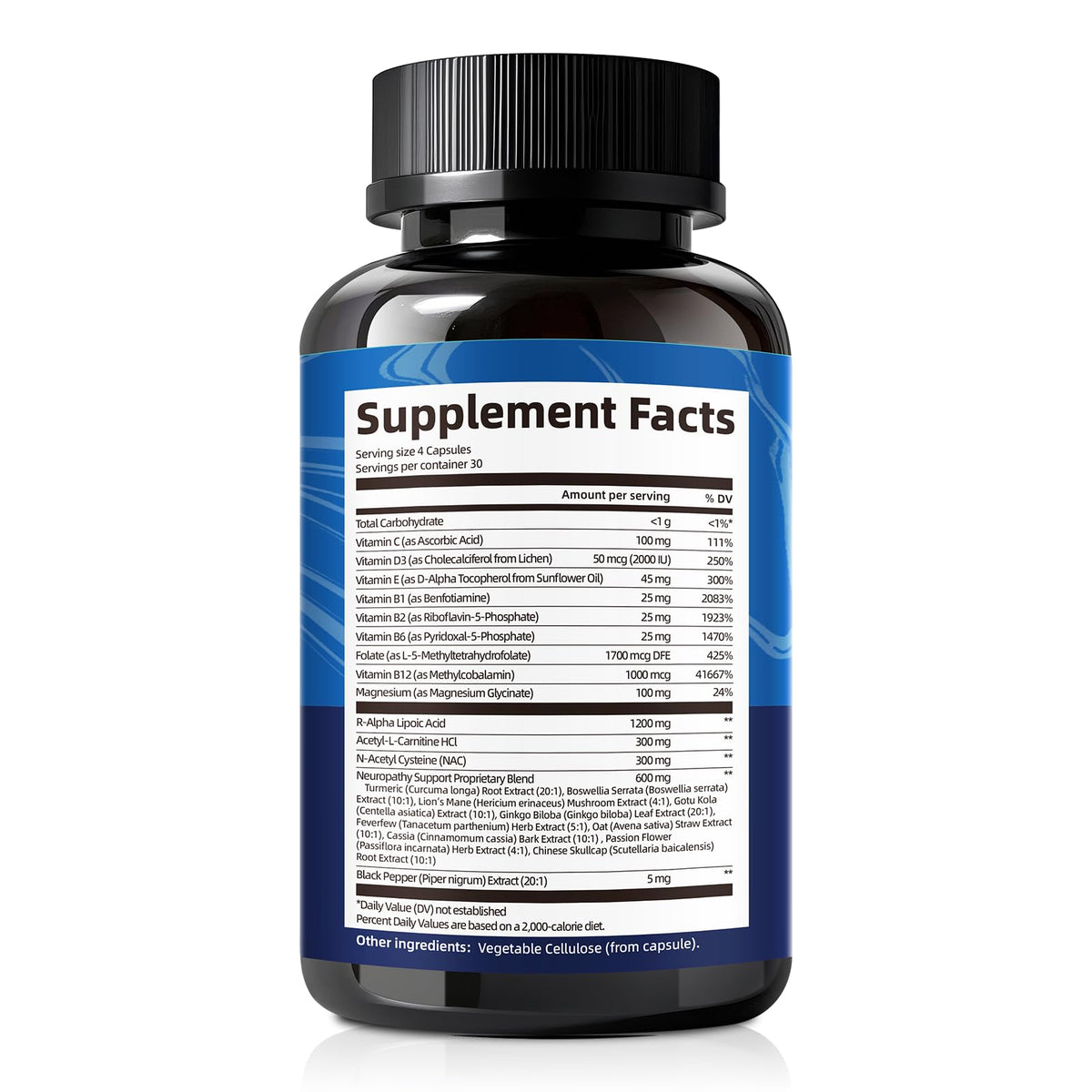 Femmetra 23-en-1 capsules sur une table en bois
