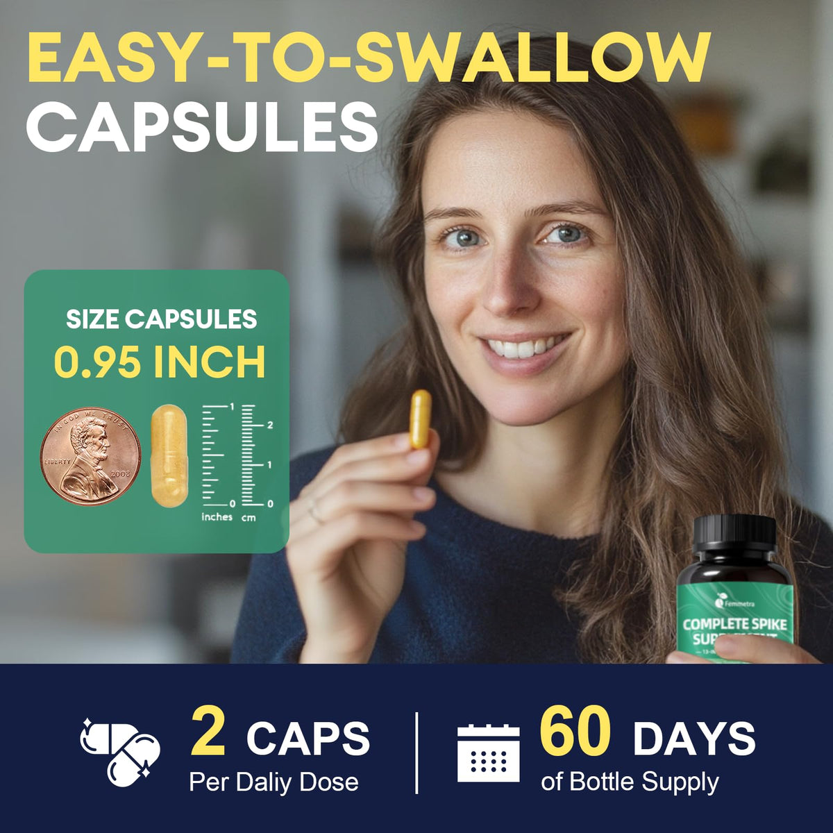 Femmetra capsules avec d'autres compléments alimentaires