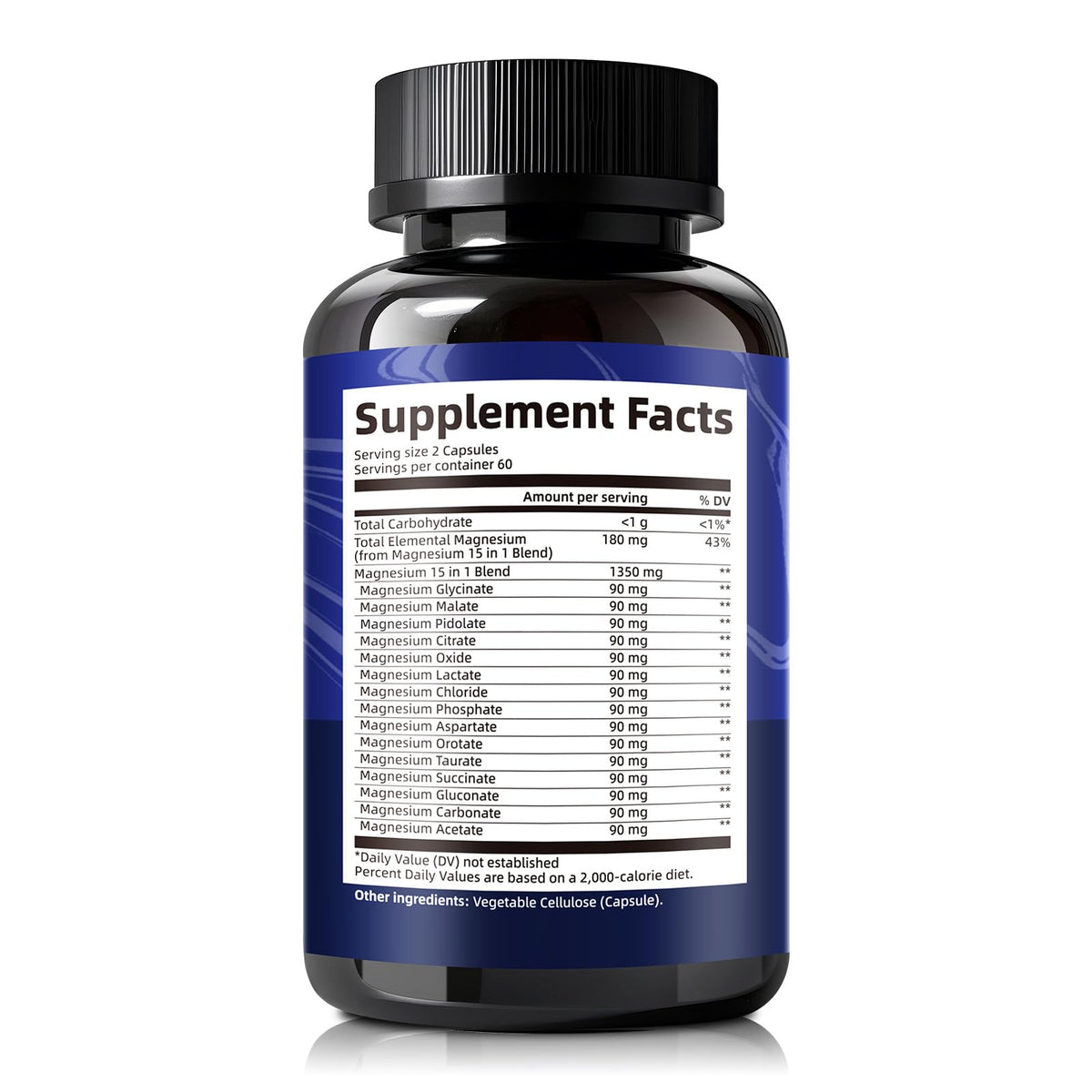 Femmetra complément alimentaire magnésium 1350mg étiquette des ingrédients