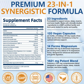 Femmetra Magnésium 1260mg avec étiquette visible