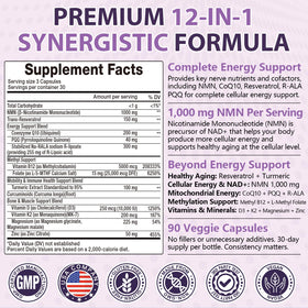 Femmetra Ultra NMN 1 000 mg capsules avec bouteille ouverte