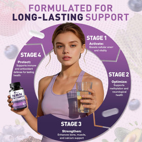 Femmetra Ultra NMN 1 000 mg produit en vue latérale