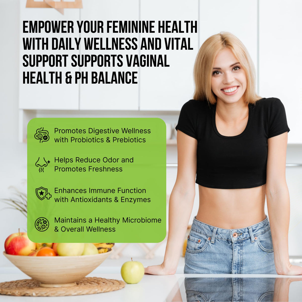 Femnergy Gummies Probiotiques Slippery Elm gummies individuelles sur une table