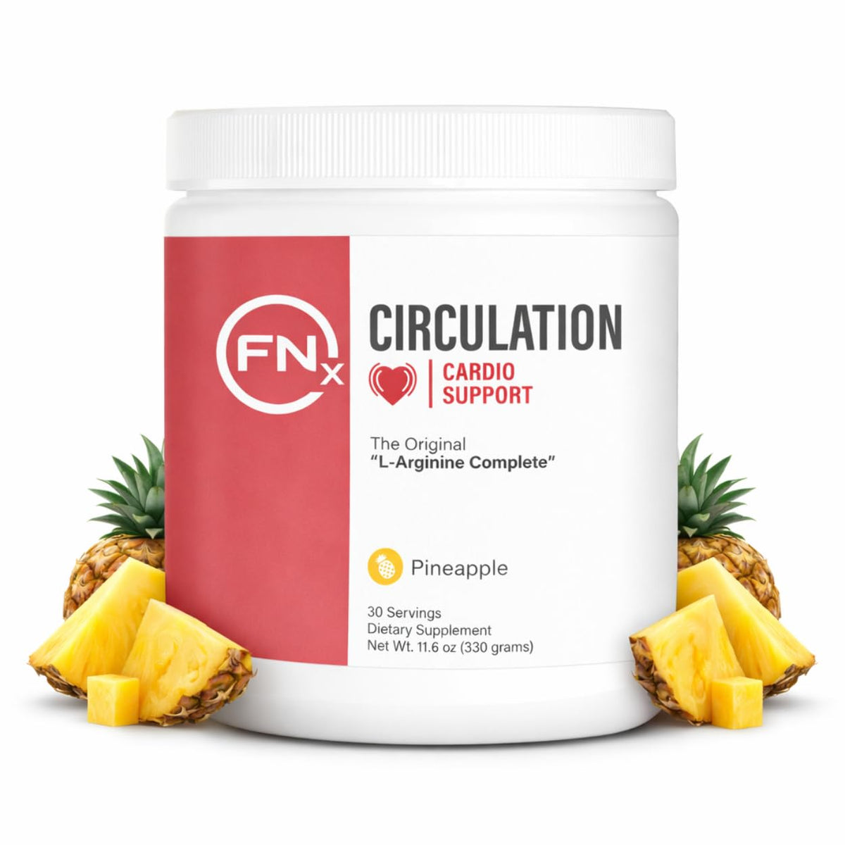Fenix Nutrition L-Arginine 5000mg ananas, vue avant du produit