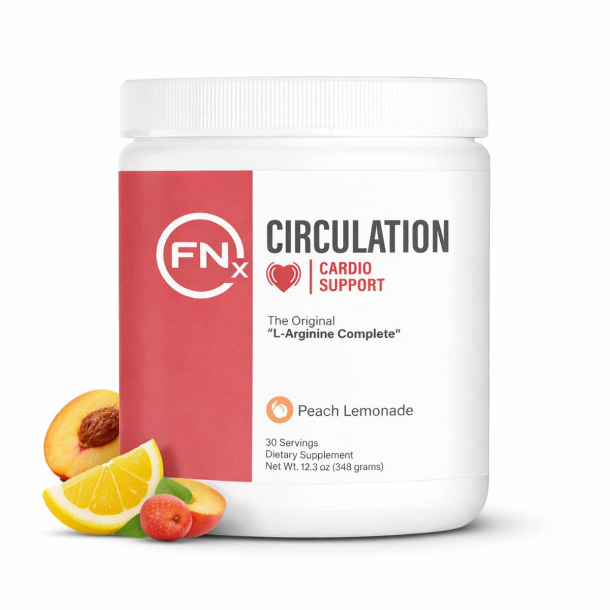 Fenix Nutrition L-Arginine Complète 5000mg Pêche Citronnade - Vue de face