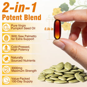Fenolutra Huile de Pépin de Citrouille 3000mg boîte vue avant