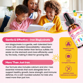 Fer liquide CFILIHTC avec multivitamines pour enfants