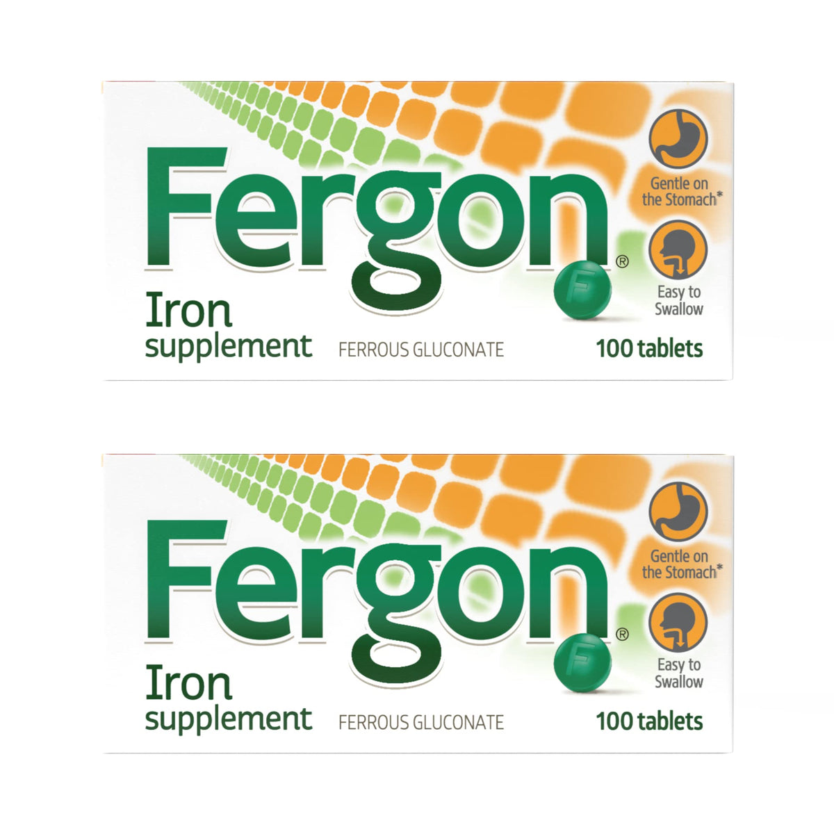 Fergon Complément Alimentaire Fer Haute Potence 100 Comprimés - vue de face