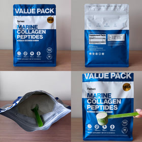 Fernes Poudre de Collagène Marin Peptan 1,5 LB vue de côté
