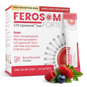 FEROSOM FORTE Poudre de Fer Liposomale 21 mg sachet individuel