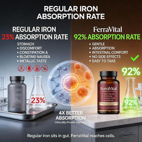 FerraVital Complément Alimentaire Fer avec des fruits et légumes