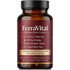 FerraVital Fer Glycinate 60 Capsules vue de face