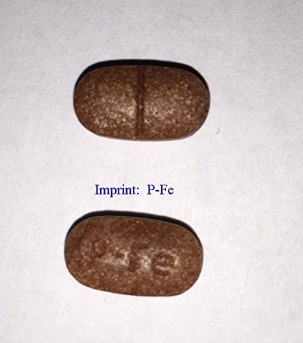 Ferretts Fer Fumarate 325mg comprimés avec un verre d'eau