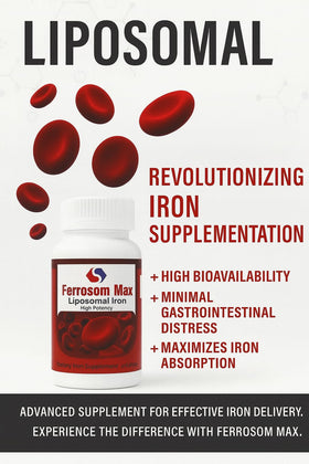 Ferrosom Max Complément Alimentaire Fer Liposomal 60 Capsules en gros plan
