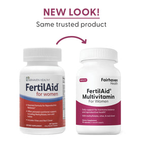 FertilAid pour Femmes, présentation du produit sur une surface neutre