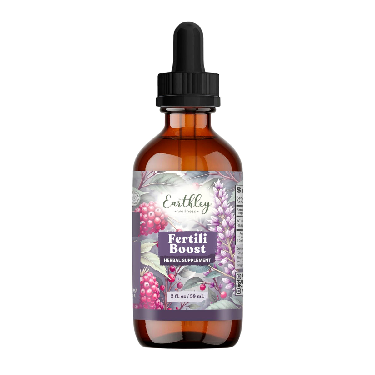 Fertili support d'Earthley Wellness flacon de 60 ml vue de face