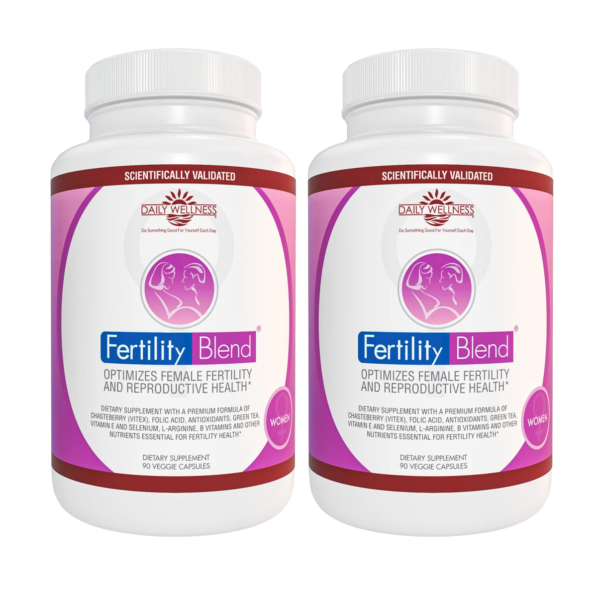 Fertility Blend complément alimentaire femme 90 capsules, vue de face