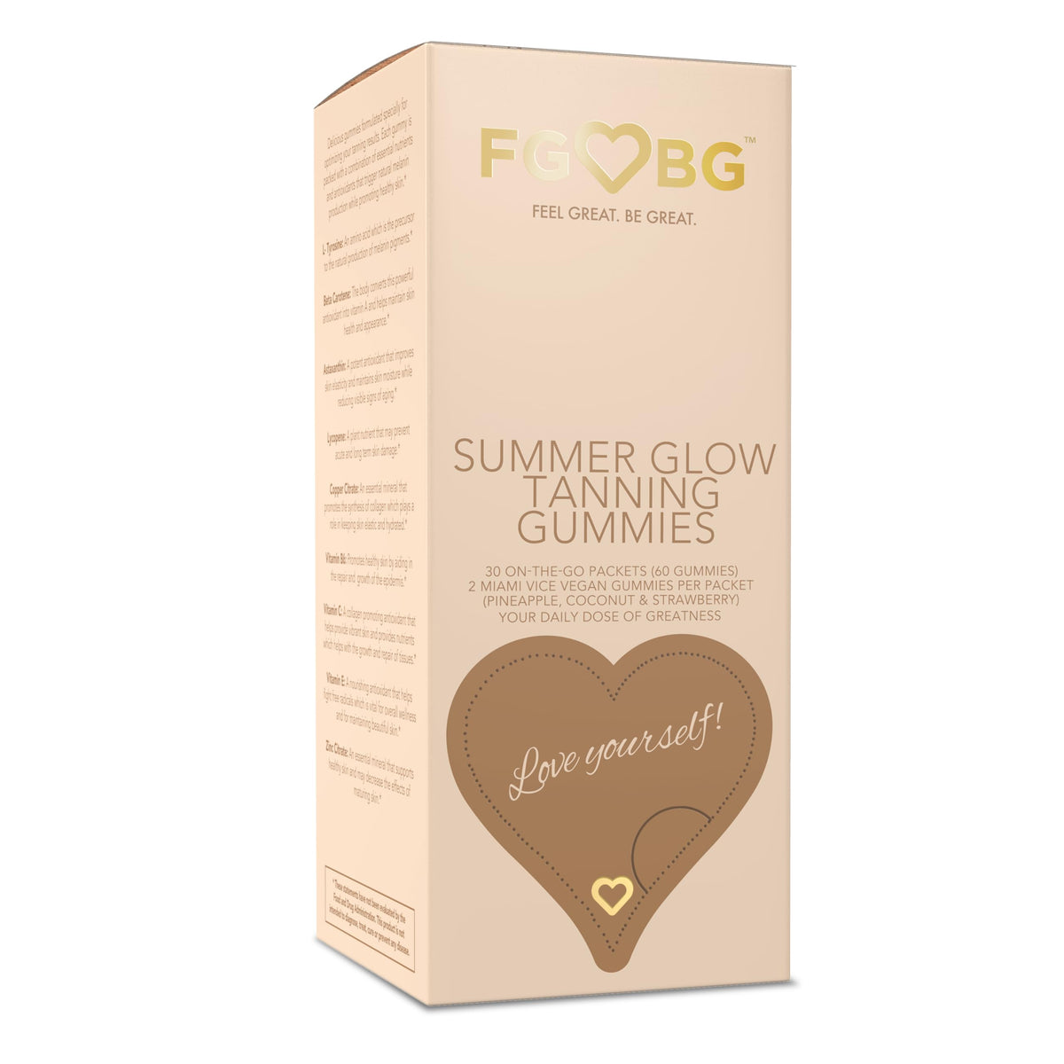 FGBG Gummies d'Été Glow saveur Miami Vice sachet avant
