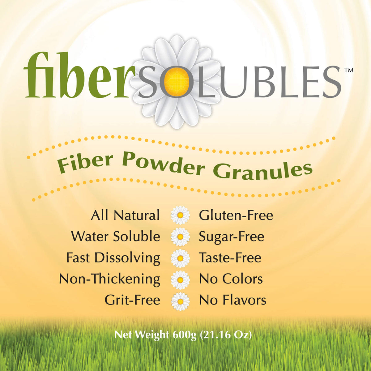 Fibersolubles Fibres Solubles 721g avec cuillère doseuse