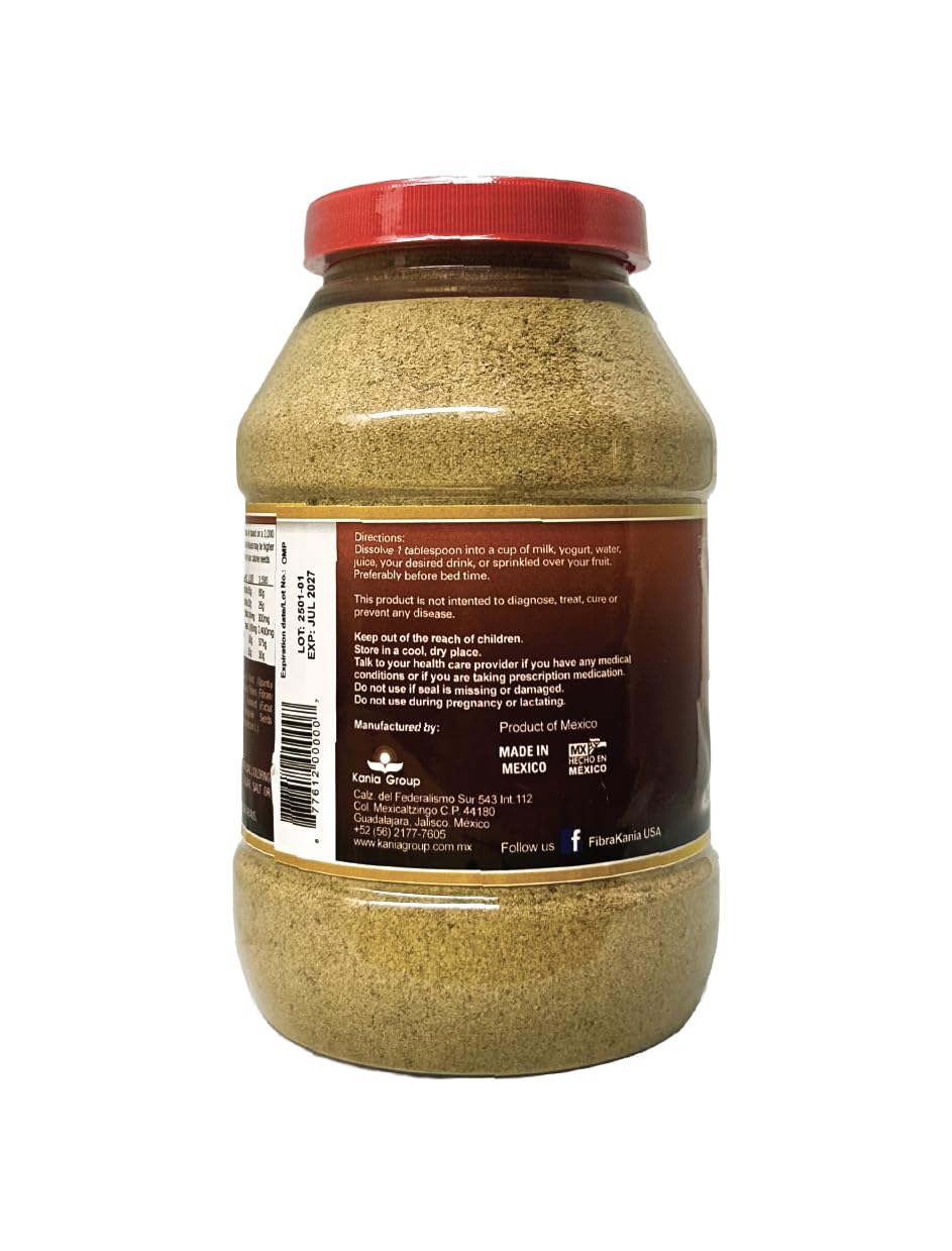Fibra Kania Complément Alimentaire en Poudre 712g - ingrédients