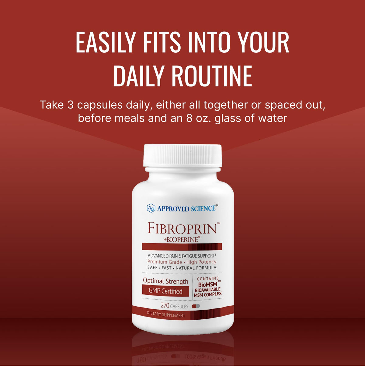 Fibroprin d'Approved Science en milieu de vie quotidienne