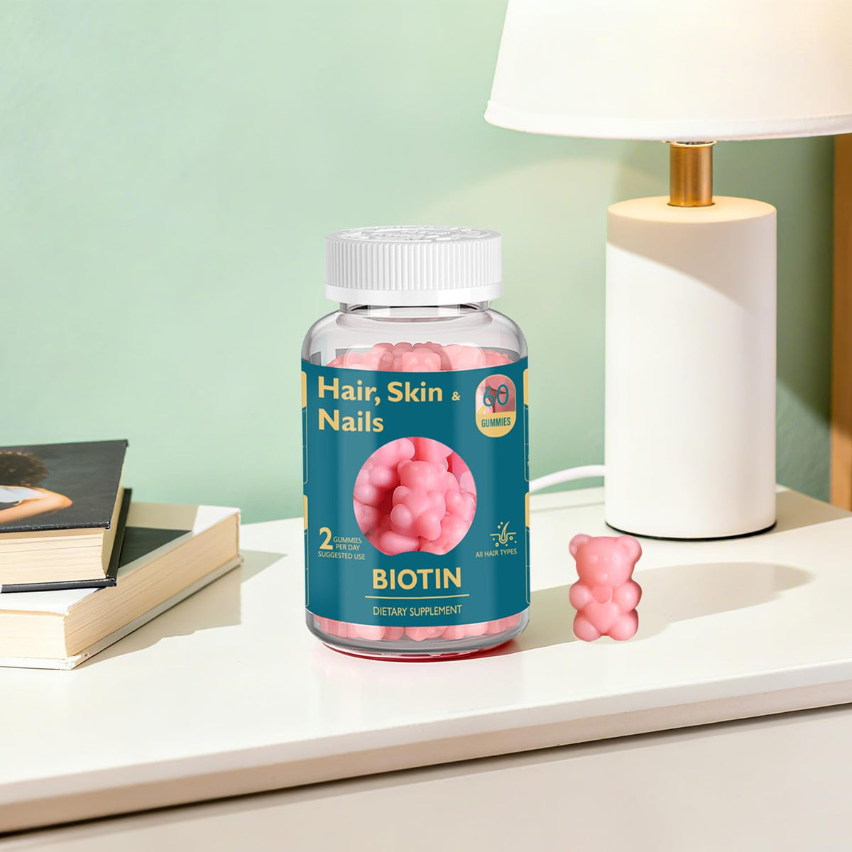 Ficpoud Gummies Biotine, présentation avec d'autres compléments