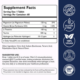 Ficpoud tablettes d'hydrogène moléculaire 12 PPM, dosage recommandé